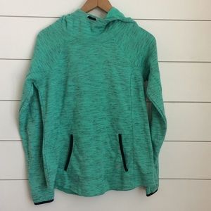 Tek gear aqua green hooded sweatshirt